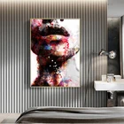 Абстрактная девушка сексуальные губы Гостиная Спальня украшение живопись стены картины для гостиной холст живопись