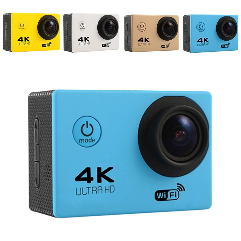 Ultra HD 4K Экшн камера Wifi видеокамеры 16 МП 170 Go Cam Deportiva 2 дюйма F60 водонепроницаемая