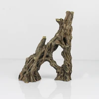 ecological resin mountain fish play tree house aquarium decoration hole cave decor for fish tank ornament decoration landscaping