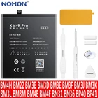 Аккумулятор NOHON для Xiaomi Mi 9 8 Pro SE Lite 5 5X 6X 9T Pro CC9 CC9E A2 A3 Mix 2 2S 3 POCOPHONE F1 BM4H BM22