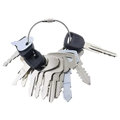 

Набор ключей зажигания для тракторов Kubota, 12 моделей B, L, M, BX 12343, 53700, S8077, 459A, 68920, 393, 373