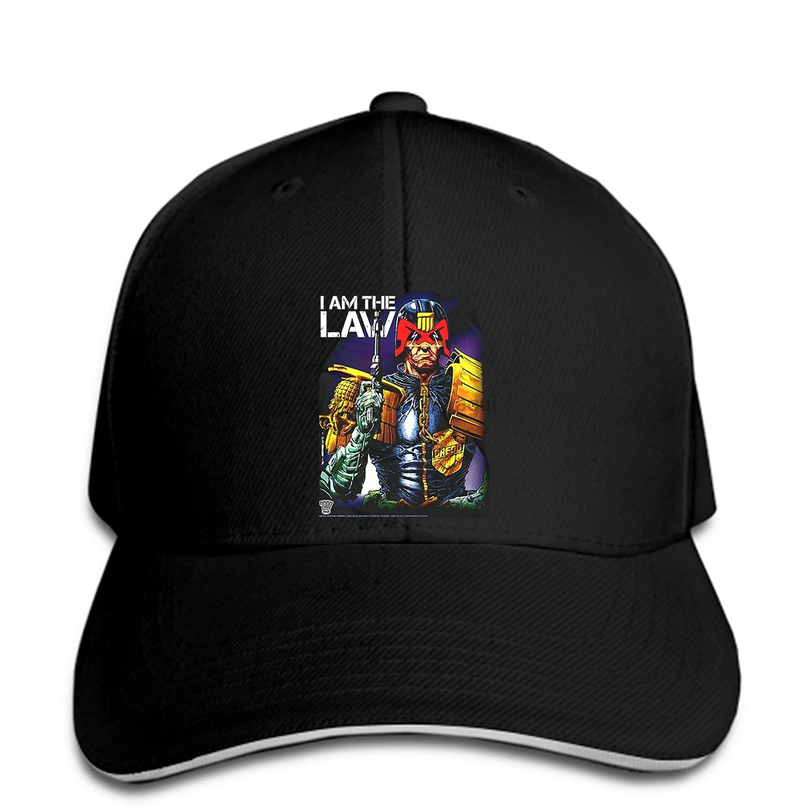 

Baseball cap JUDGE DREDD - I Am The Law - Print hat Brand New Print hat