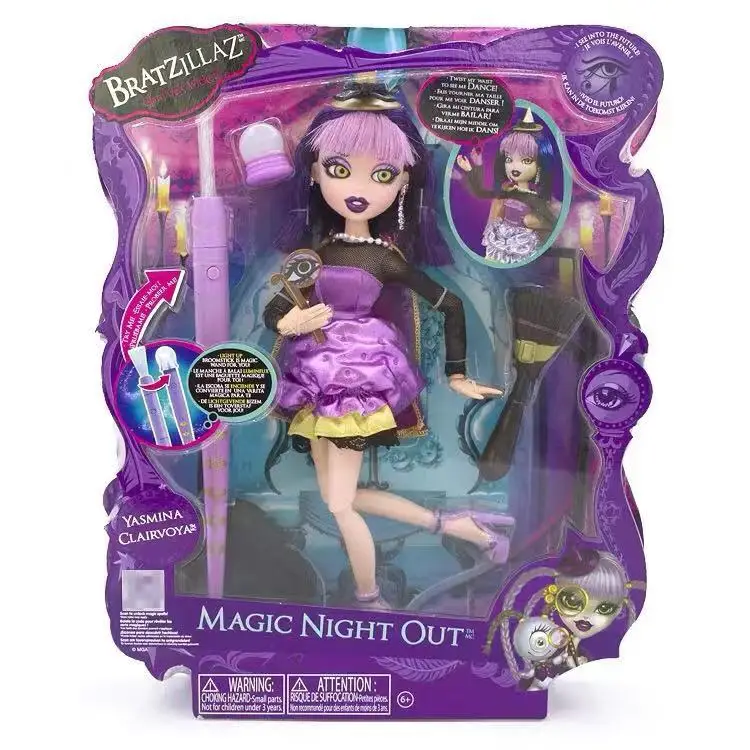 Модная фигурка Bratz Bratzillaz, кукла, несколько вариантов, лучший подарок для ребенка, 1 шт - Цвет: Светло-желтый