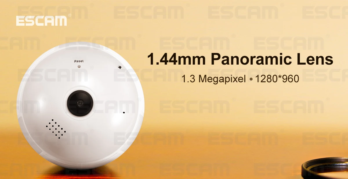 ICSee QP136 HD 960P видеокамера с Wi-Fi 360 градусов панорамная H.264 инфракрасная камера обнаружения движения в помещении беспроводная IP камера