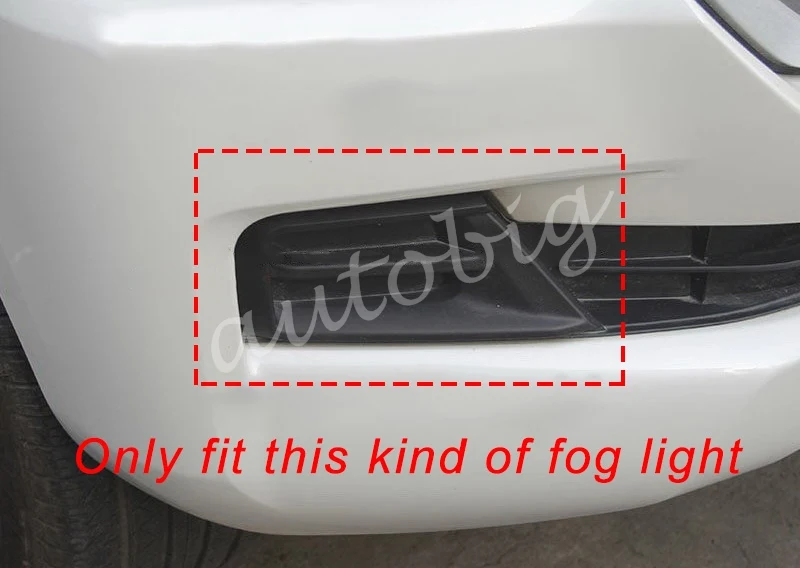 Хромированный передний бампер противотуманный светильник для Toyota Land Cruiser 200 GX/GXL