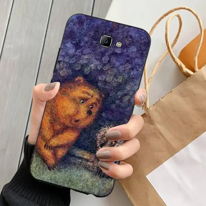 TOPLBPCS яркий Ежик в тумане чехол для телефона Samsung J 2 3 4 5 6 7 8 prime plus 2018 2017 2016 core - купить
