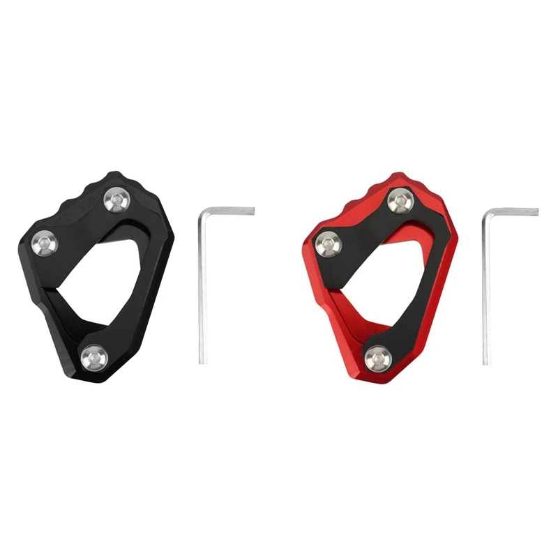 

Motorcycle Kickstand Foot Side Stand Extension Pad Support Plate for YAMAHA MT-10 MT10 FZ-10 FZ10 2016 2017