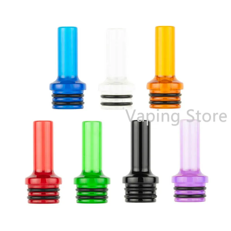 Мулан Cthulhu Mulan MTL RDTA 510 Delrin капельный наконечник 22 мм длиной 5 с узким отверстием BSKR