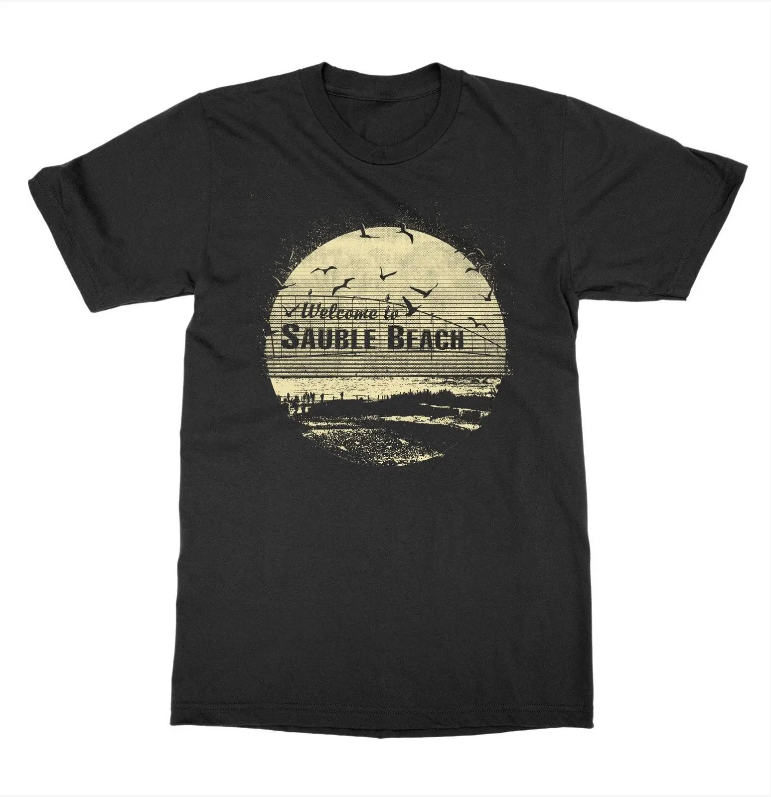 Новинка 2019 Мужская футболка с пляжем Онтарио для отдыха домиком в Канаде дома |