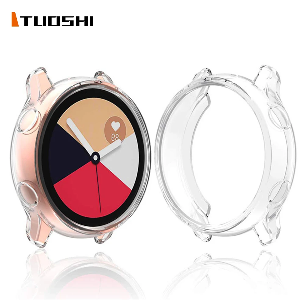 

Full Screen Protection Cover Galaxy Watch Active Case for Samsung Galaxy Watch Active 2 40mm 44mm Protector