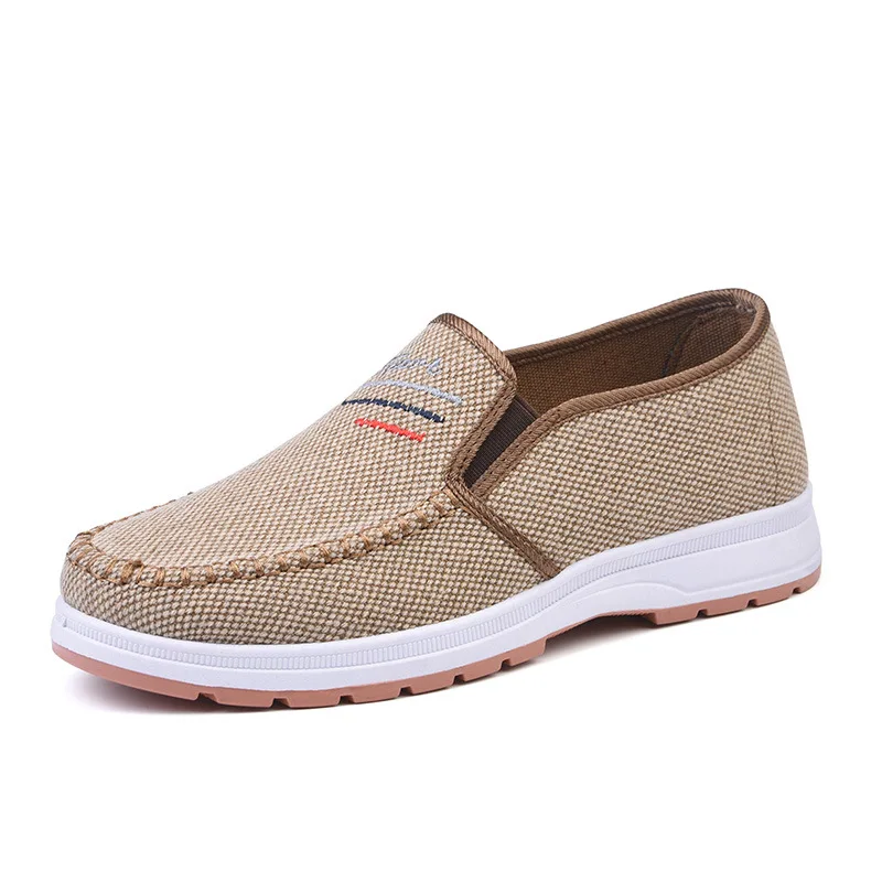 Весна 2020 новая модель Пекинской тканевой обуви Мужская одежда мокасины-Gommino