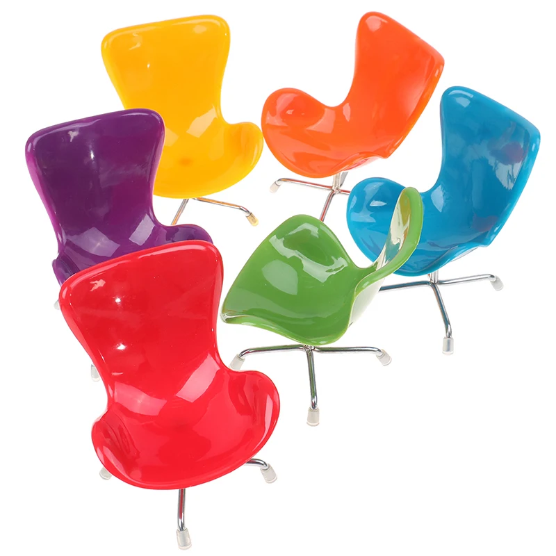 New Design 1/6 Dollhouse Miniature Chair Furniture Model Toys for Doll House Decoration 6 Colors Toy | Игрушки и хобби