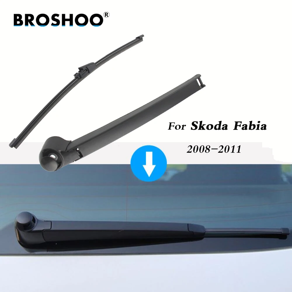 BROSHOO Car Rear Wiper Blade Blades Back Windscreen Arm For Skoda Fabia Hatchback(2008-2011) 320mm Windshield Styling | Автомобили и