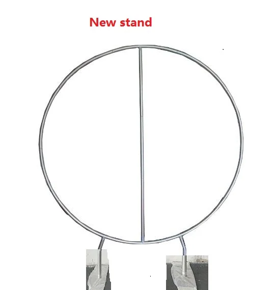New stand 7 футов круглый чехол для подушки на заказ с одной печатью с рамкой и подставкой для фотосъемки - Цвет: New stand