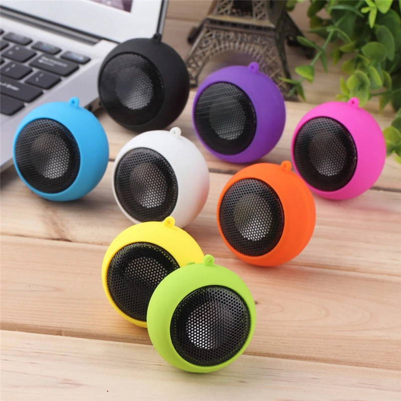 

1PCs Fashion Cute Mini Speaker Mp3 Music Loudspeaker Player Outdoor 3.5mm Portable Wired Speaker Sound Box for Computer Phones