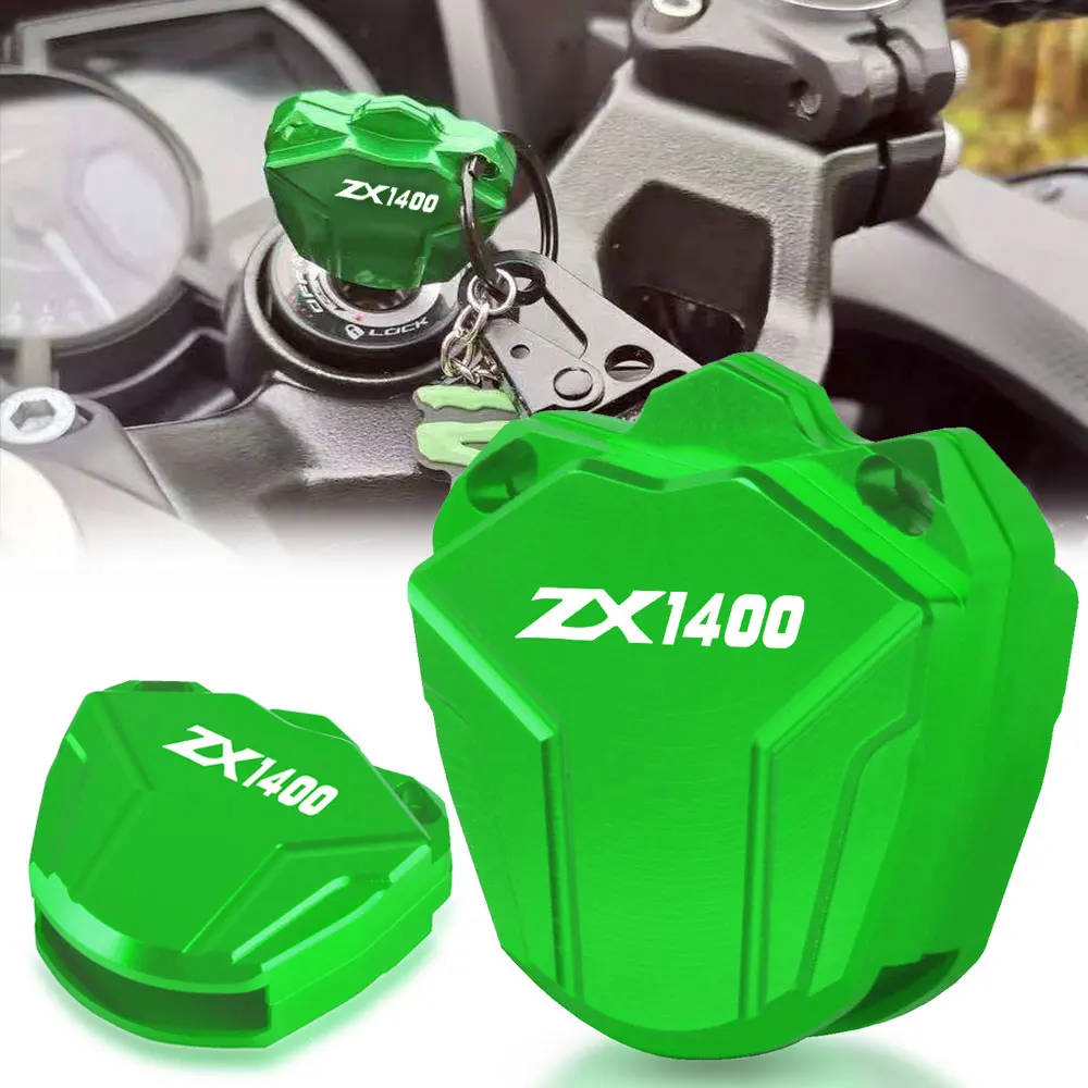 

Motorcycle Accessories ABS (Key Without chip) CNC Key Case Cover Shell FOR KAWASAKI ZX1400 ZX 1400 ABS 2012 2013 2014 2015 2016
