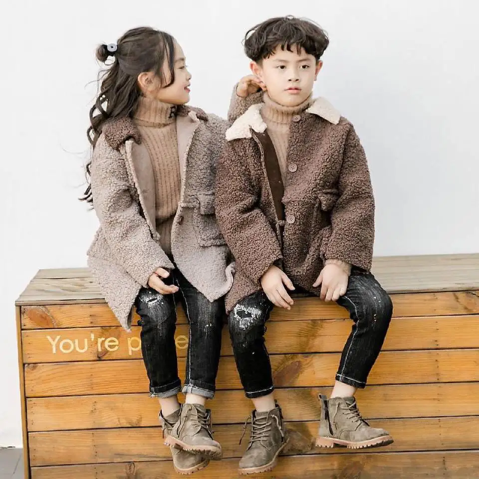 Модная осенне зимняя детская одежда куртки 2 цветов верхняя для мальчиков и