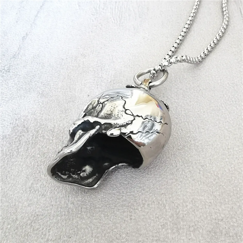 Подвеска в виде черепа из нержавеющей стали