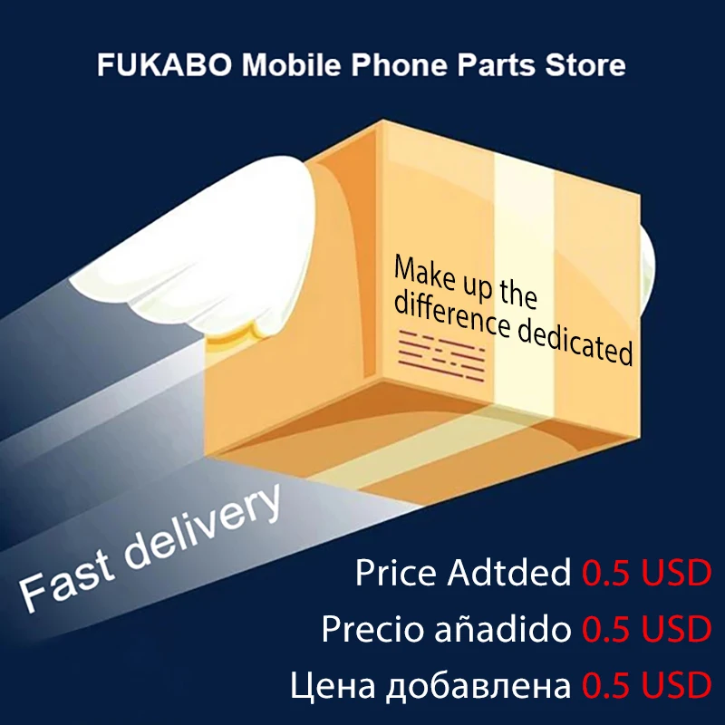 

fukabo Special fee, 0.5 US dollars per item, purchase goods of the same value according to the difference.10pcs=5 USD, And so on