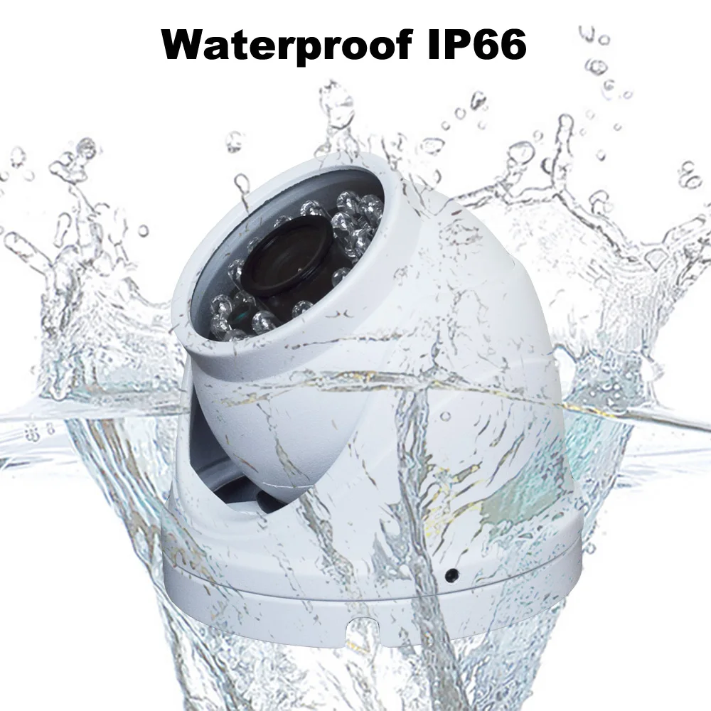 IP камера PoE 1080 МП купольная наружная P 3 Мп 4 Водонепроницаемая металлическая