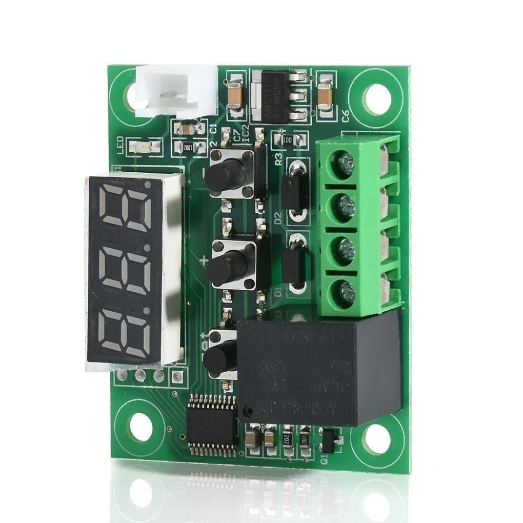 

Temperature Switch LCD Display 12V Digital Temp Controller High Precision Waterproof Sensor 20A Relay