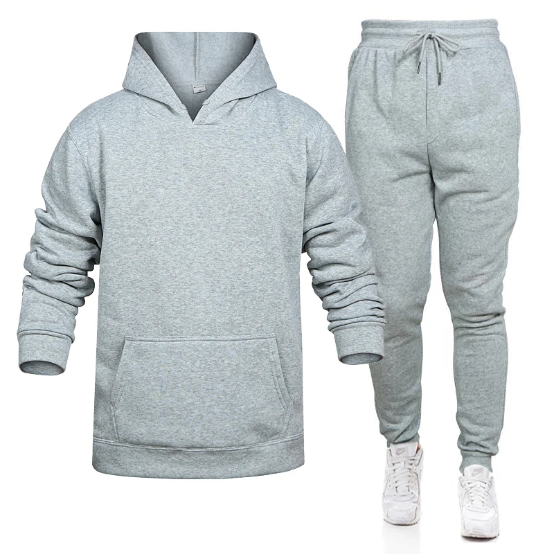 

New Autumn and winter Men's Sets hoodies+Pants pattern Sport Suits Casual Sweatshirts Tracksuit 2021 Brand Sportswear
