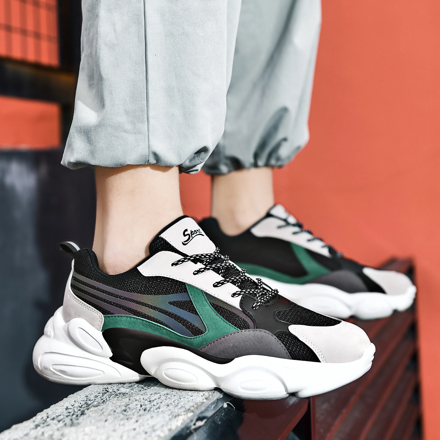 Брендовые Дизайнерские кроссовки мужская обувь Уличная для бега фитнеса