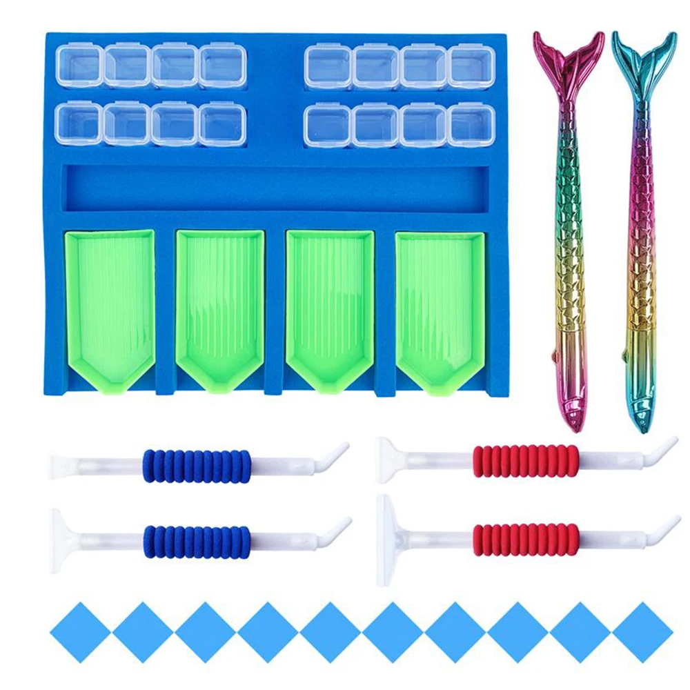 

New Diamond Painting Tool Container Diamond Embroidery Tray Organizer Holder Accessory Mosaic Convenience Christmas Gift