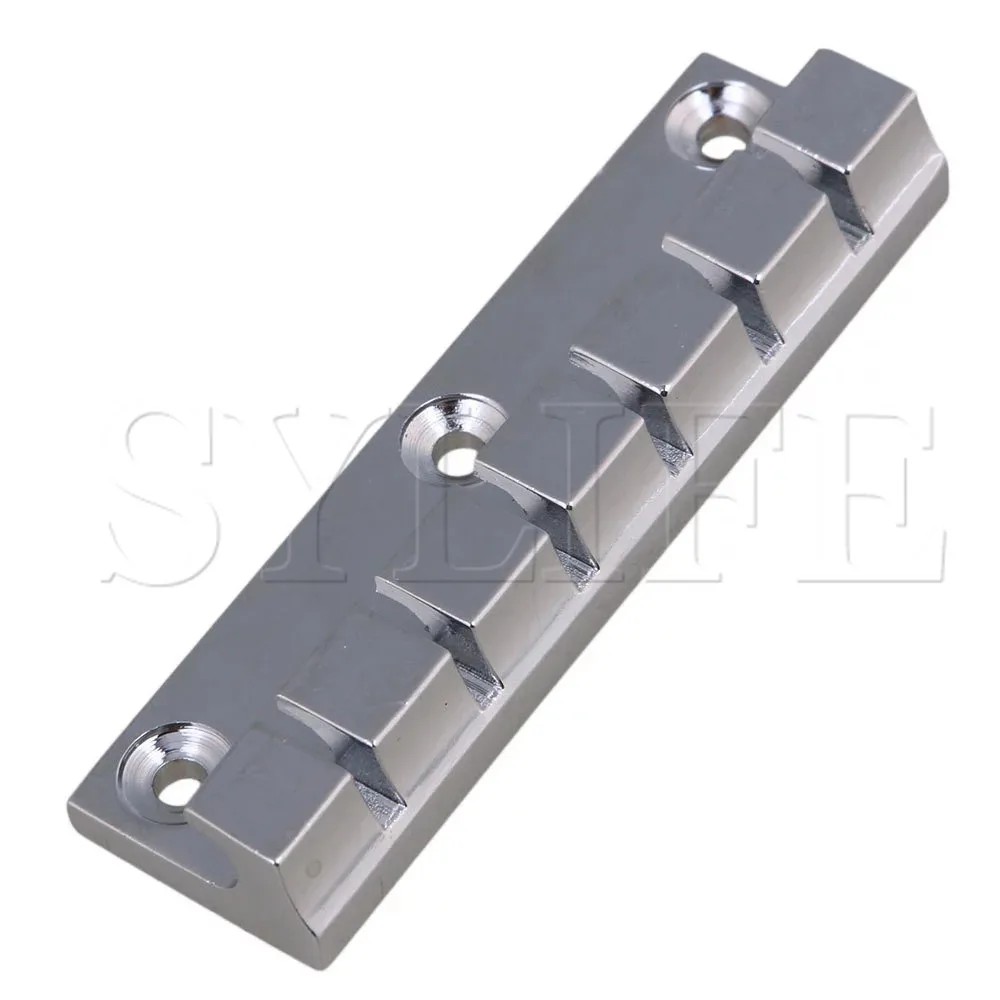 Хромированная для электрогитары Запчасти 6 Струны седла хардтейл гитарный