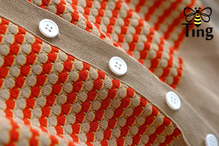 

Tingfly New Designer Autumn Winter Women Sets Plaid Knitted Top + Cardigan + Wide Leg Full Trousers Casual Women 3 pcs Sets NEW