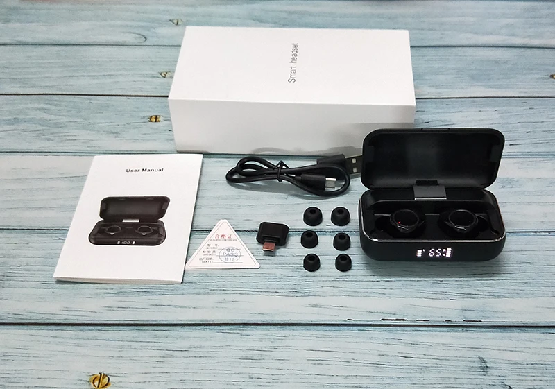 X13 TWS Bluetooth 5,0, наушники, стерео гарнитура, беспроводные наушники, IPX7, водонепроницаемые наушники, 3500 мА/ч, зарядная коробка, Smart touch