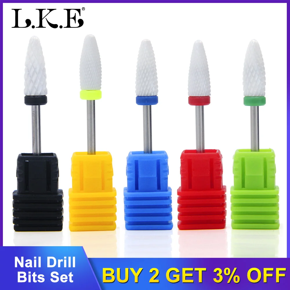 Керамические фрезы для ногтей LKE электрическая фреза маникюра и пилок