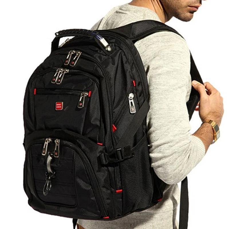 BAIJIAWEI мужской рюкзак для ноутбука Mochila Masculina 15 дюймов рюкзаки для багажа и мужские дорожные сумки Водонепроницаемая вместительная сумка