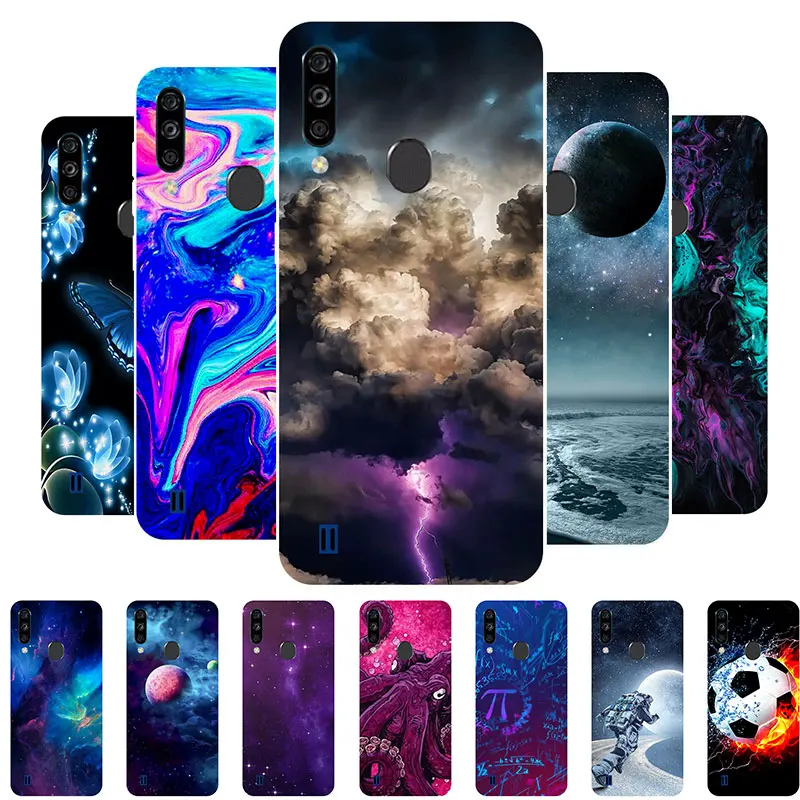 

For ZTE Blade A7 2020 Case Silicone Soft TPU Space Phone Case For ZTE Blade A7 2020 Fingerprint Hole Case Back Cover A 7 2020