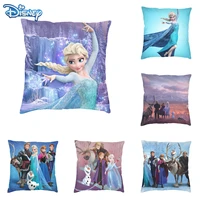 disney cartoon cushion cover frozen elsa anna princess pillowcase decorativenap room sofa decorative pillows baby children gift