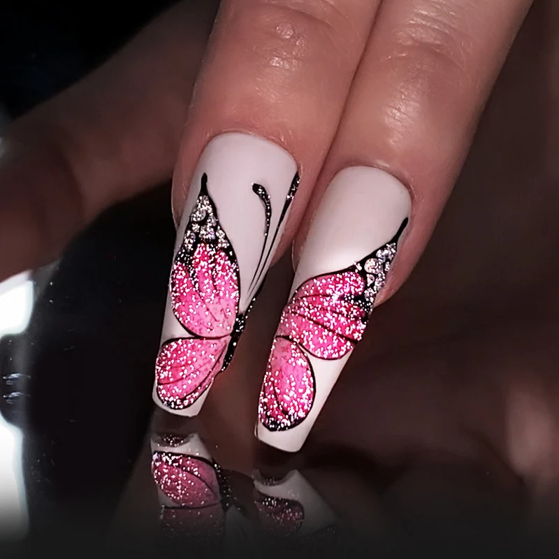 

UR SUGAR 7.5ml Reflective Glitter Gel Nail Polish Laser Shiny Nail Gel Nail Art Holographics Effect Soak Off UV Gel Varnish New