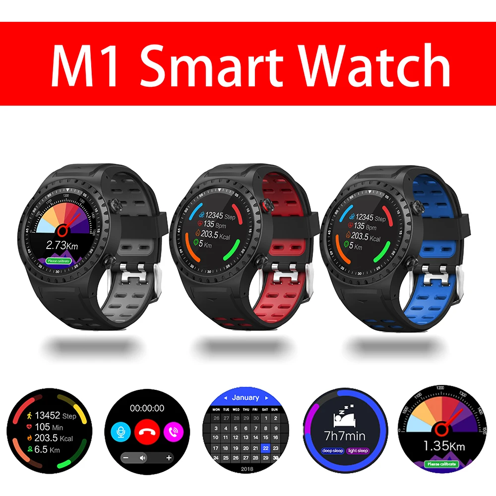 

MRSVI M1 Smart Watch Support SIM & Bluetooth Phone Call GPS Smartwatch Phone Men Women IP67 Waterproof Heart Rate Monitor Clock