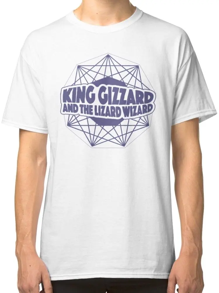 King желудок и ящерица Мастер Мужские белые топы футболки футболка с короткими