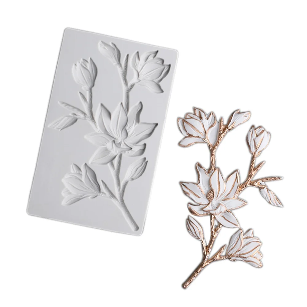 Luyou 1 предмет цветы смолы силиконовые формы для торта с помадные торт