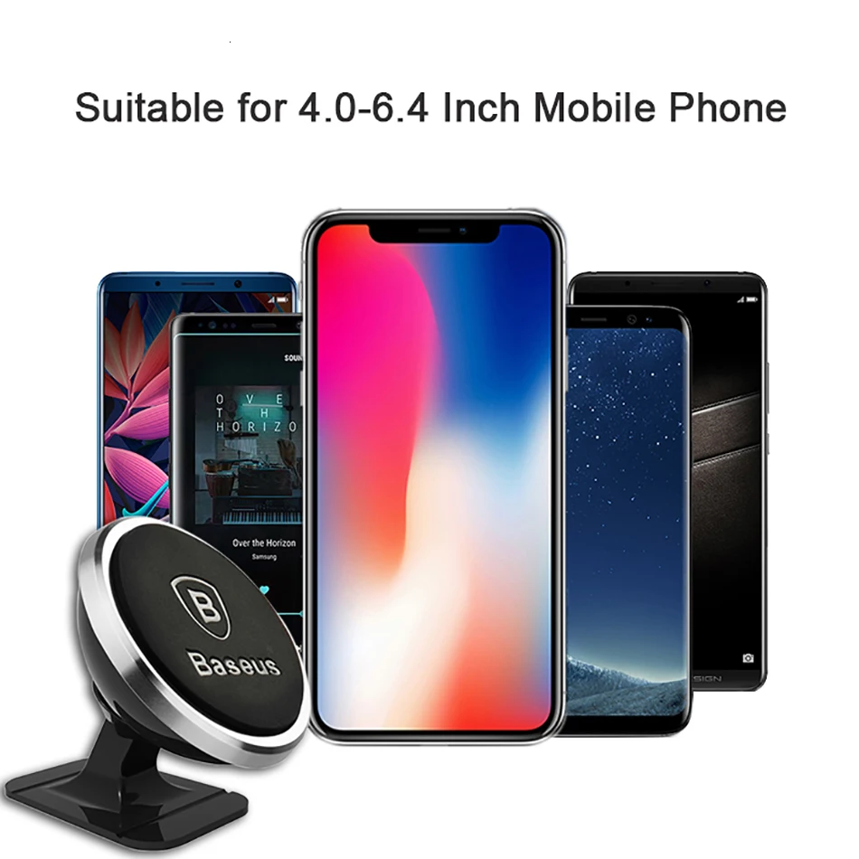 Baseus магнитный автомобильный держатель для телефона для iPhone Xs Max X samsung S10 магнитный автомобильный держатель подставка держатель для мобильного телефона Поддержка в автомобиле