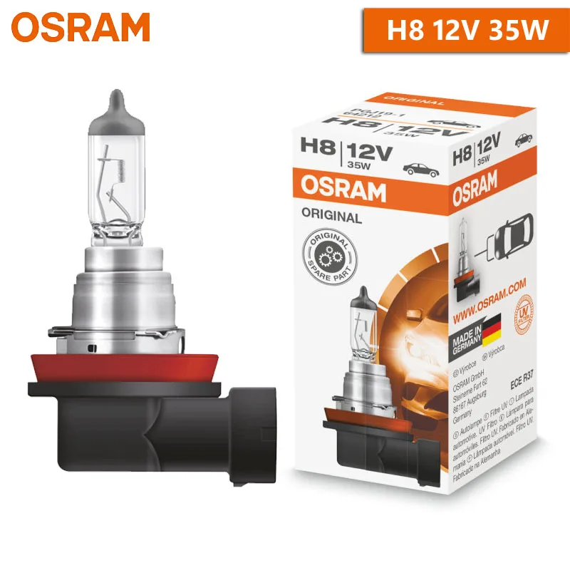 

OSRAM H1 H3 H4 H7 H11 9005 9006 Оригинальная лампа белого цвета H8 H9 H16 HB3 HB4 Противотуманная фара Автомобильная галогенная лампа Сделано в Германии (1 шт.)