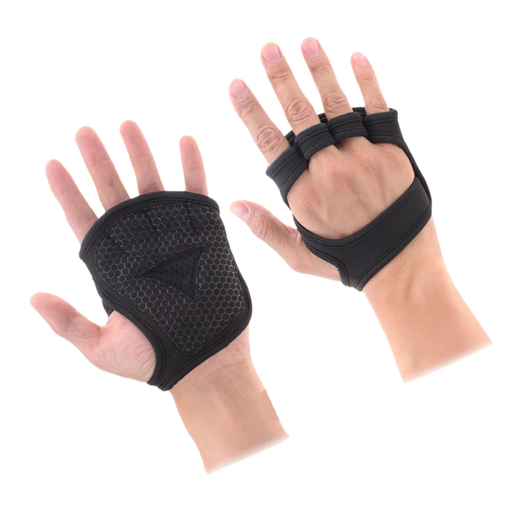 

Ventilated Weight Lifting Fitness Cross Training Non-Slip Palm Sleeve Great for Ups Cross Training Fitness (B