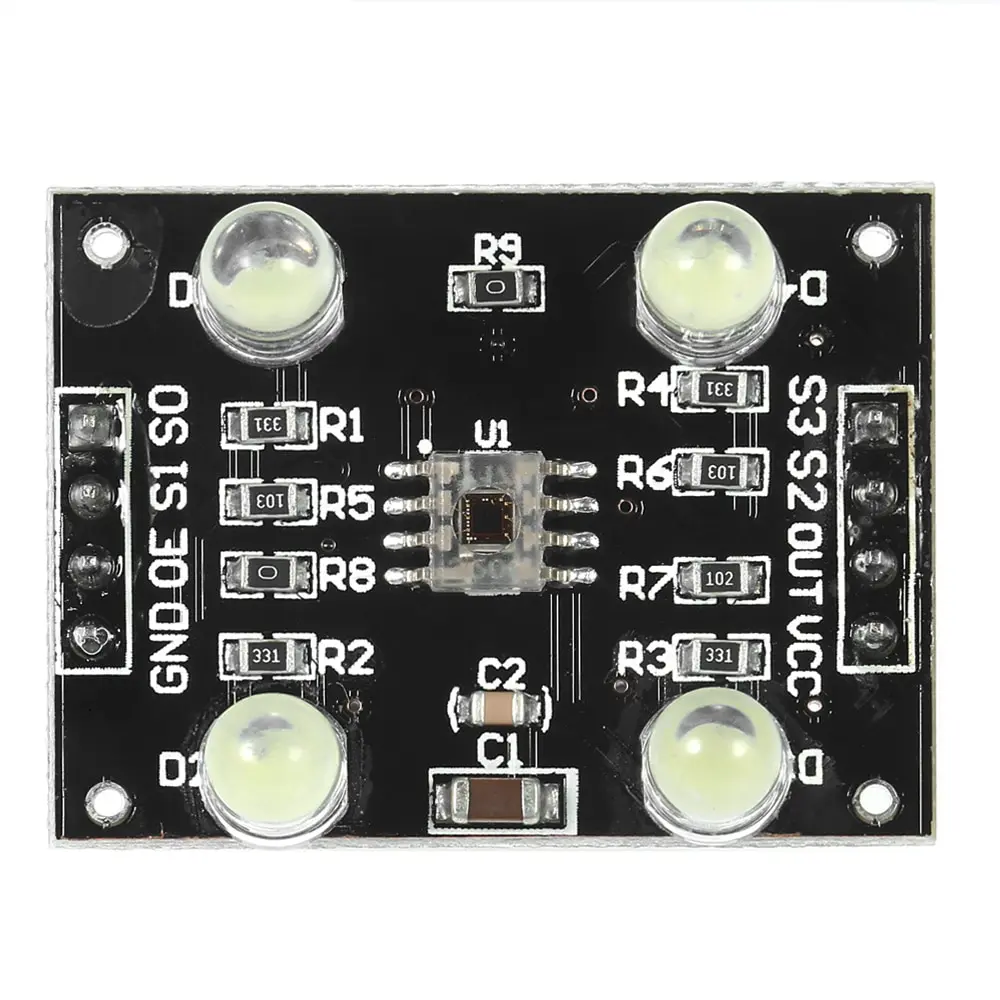 1 шт. модуль датчика TCS230 TCS3200D распознавания цвета детектор для MCU Arduino DC 3-5 в вход |