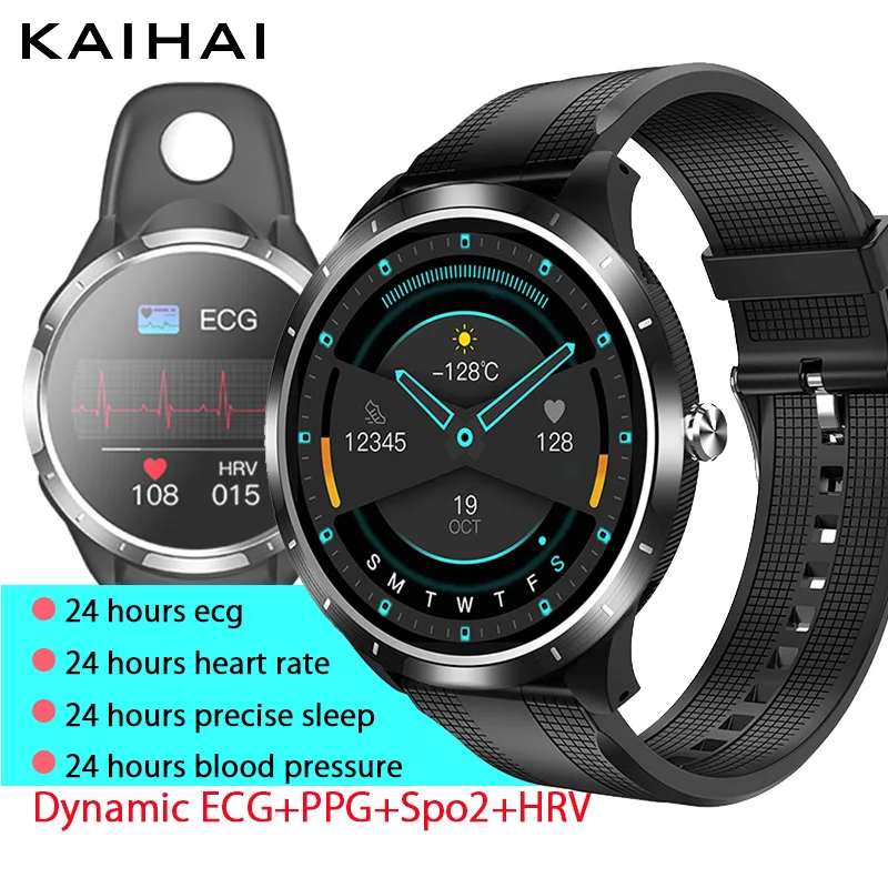 

KAIHAI new watch smart watch men for ios / Android smartwatch 2021 wristwatch watches 24 hours Fitness Tracker monitor clock
