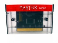 transparent grey diy 600 in 1 master system game cartridge for usa eur sega master system game console card
