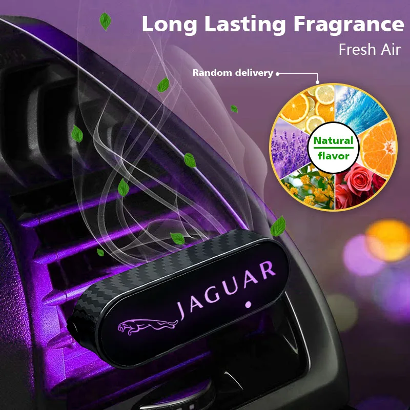 

1pcs Car Air Outlet Decorative Atmosphere Aromatherapy Lamp for Jaguar XEL F-TYPE XFL F-PACE E-PACE I-PACE XF Car Accessories