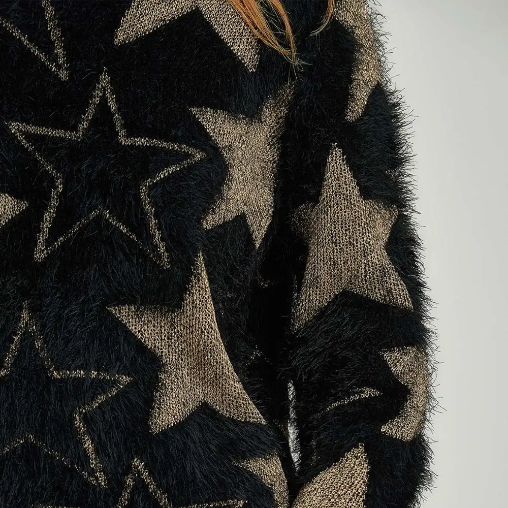 HAVVA осенне-зимний новый женский свободный теплый свитер пуловер с круглым