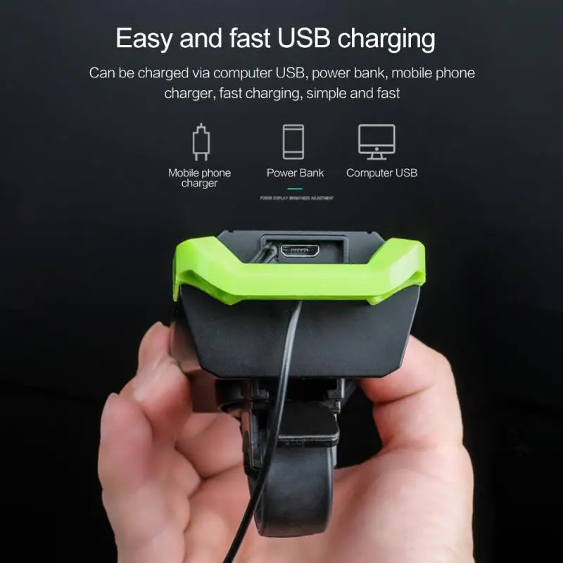 4000 мАч индукционный велосипедный передний светильник USB Перезаряжаемый умный