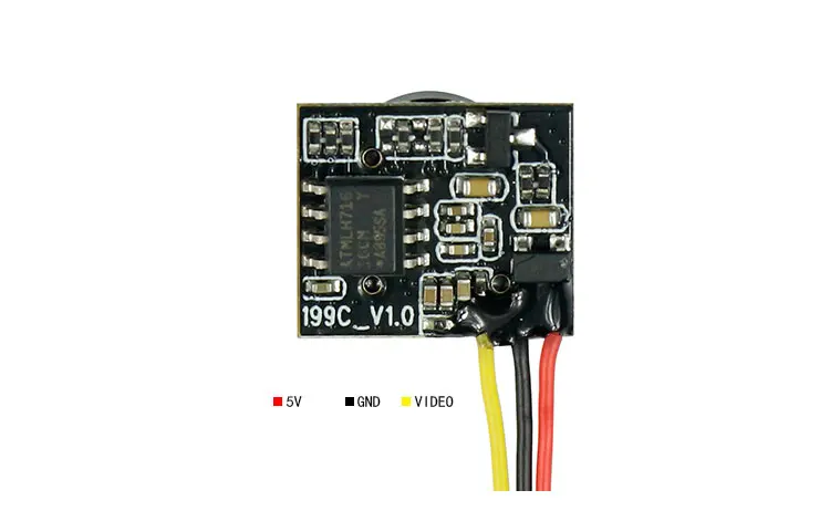 LDARC 199C мини камера 5 В для крошечного 6X 7X 8X R7 бруссированный FPV гоночный Whoop Дрон RC