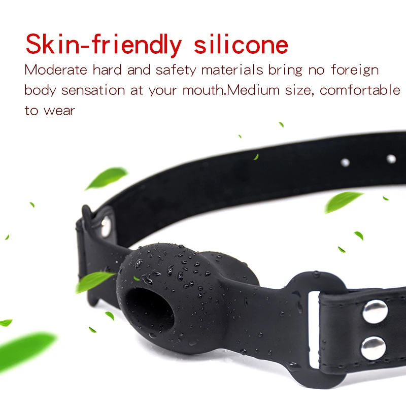 БДСМ связывание с открытым ртом пробка для рта кляп игры взрослых игрушки